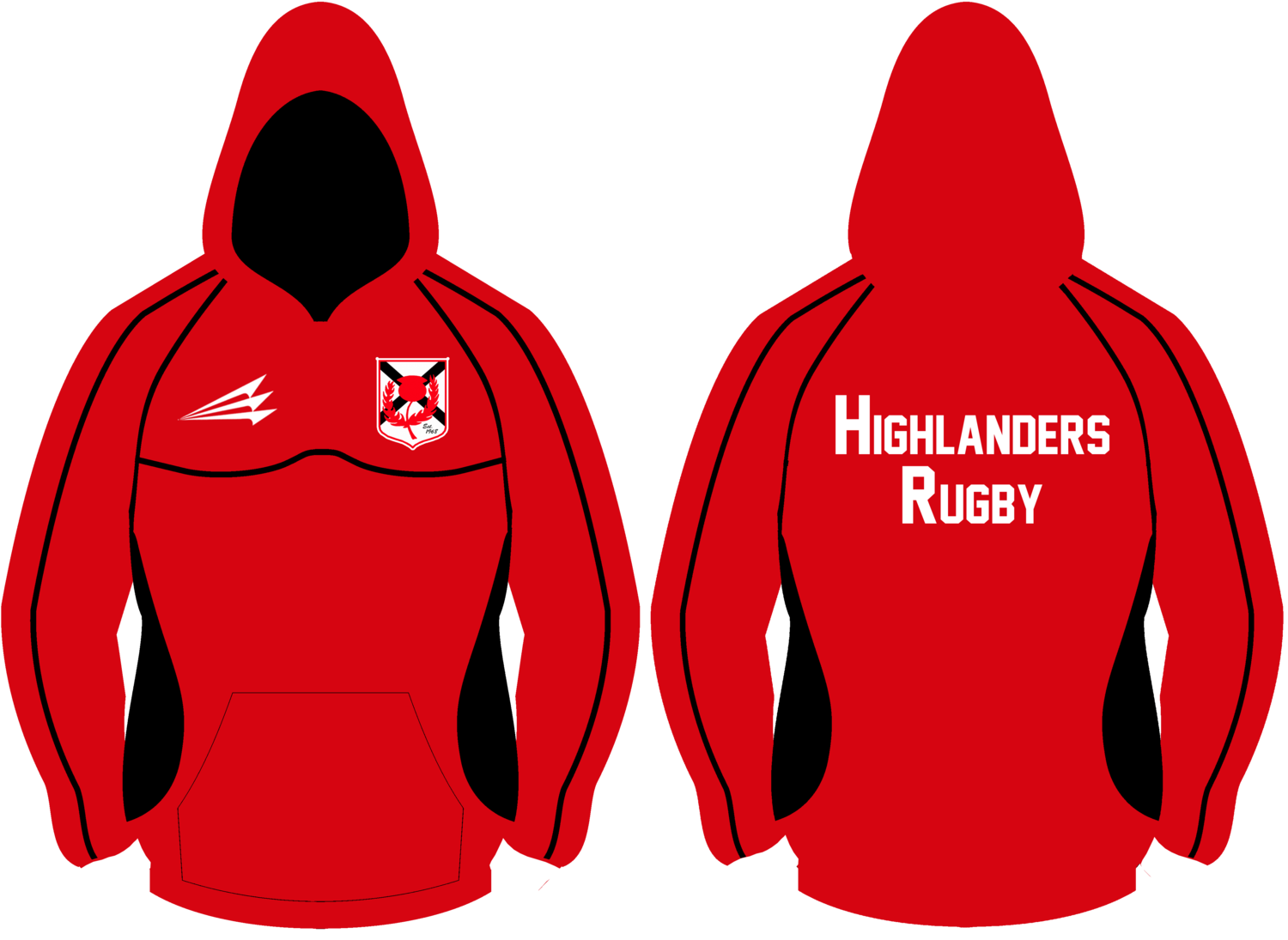 Denver Highlanders Custom Winterized Vulcan Hoodie #VH6