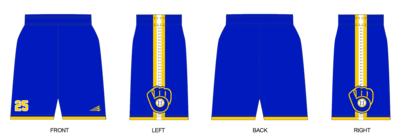 Michigan Brewers Baseball Custom Revolution Shorts #RV1B