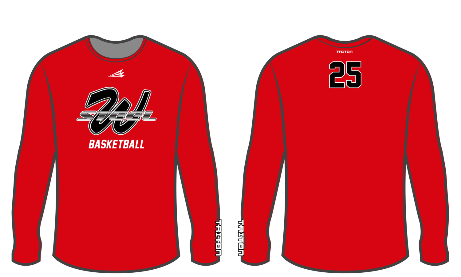 Warriors Steel Custom Long Sleeve HyperTee #LHT2