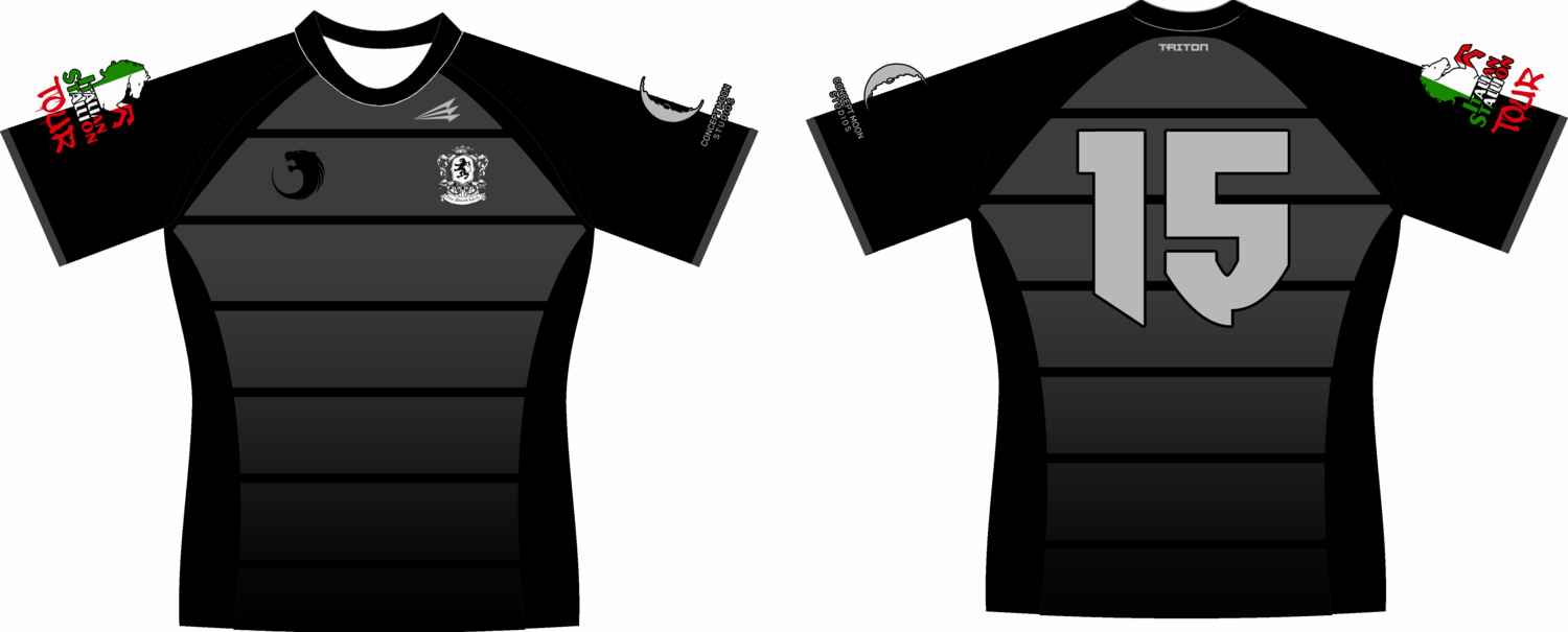 Black Lion Custom Pro-Premier Rugby Jersey #J2b