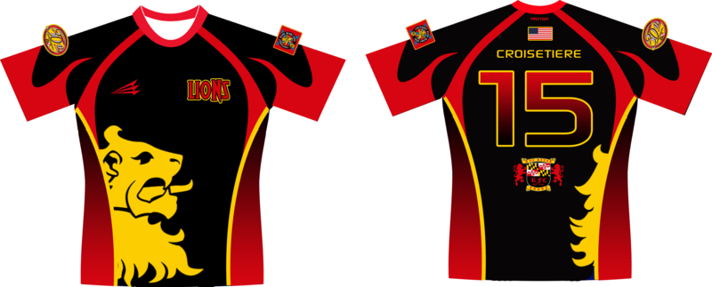 Pax River Lions Custom Pro-Premier Rugby Jersey #J5
