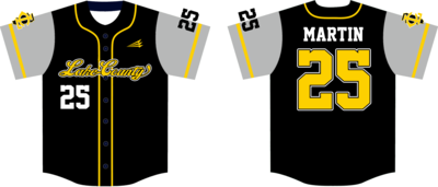 Lake County Lightning Custom NanoDri Baseball Jersey #J16