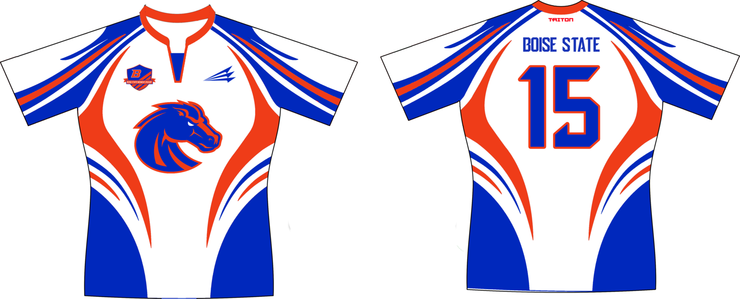 Boise State Women&#39;s Rugby Custom Classic Jersey #J1