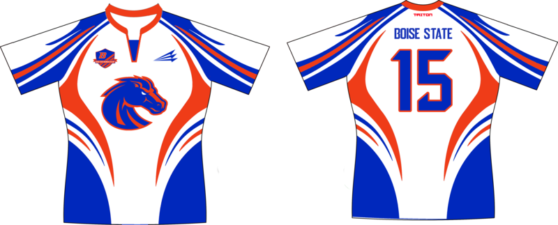 Boise State Women&#39;s Rugby Custom Classic Jersey #J1