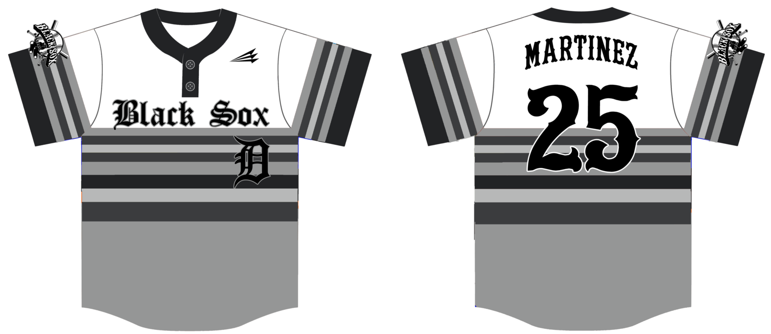 Detroit Black Sox Custom Nanodri Baseball Jersey #J2B
