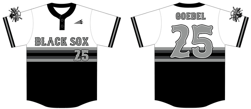 Detroit Black Sox Custom Nanodri Baseball Jersey #J3C