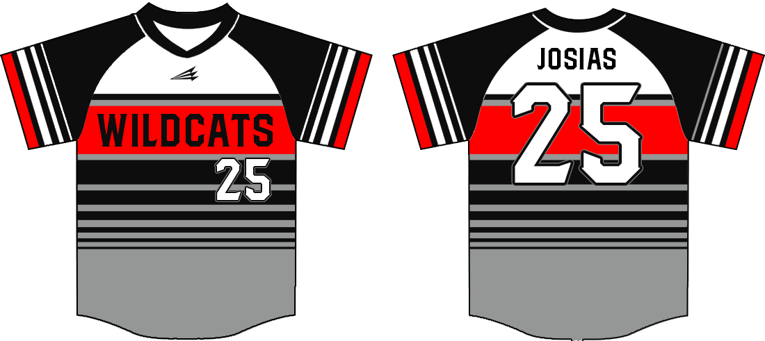 Trenton Wildcats Custom HexaFlex Baseball Jersey #J1C