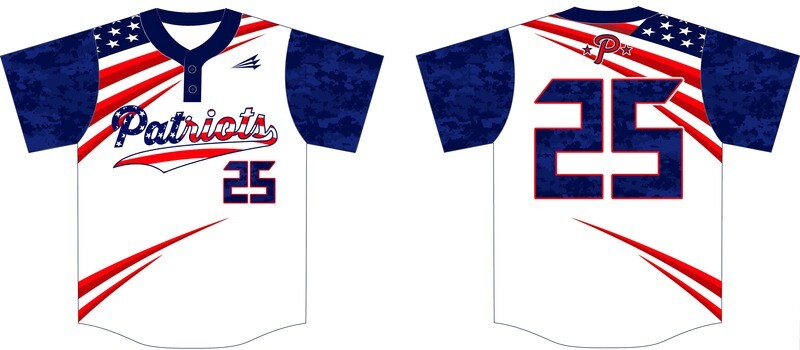 Blue Springs Patriots Custom Jersey Design #1