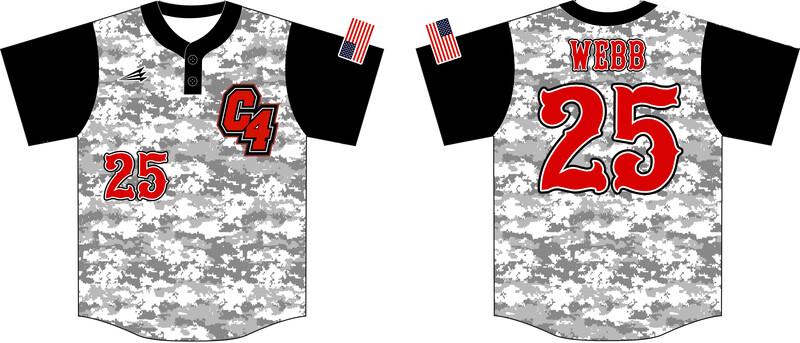 Cut4 Baseball Custom Hexaflex Baseball Jersey #J5B