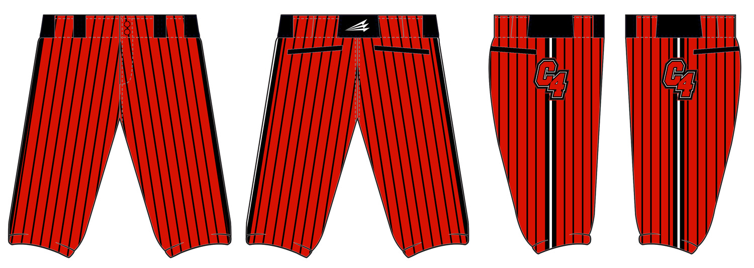 Cut4 Baseball Custom Stacheman Elite Knicker Baseball Pants #BP6
