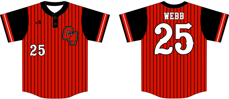 Cut4 Baseball Custom Hexaflex Baseball Jersey #J6B