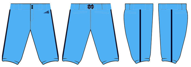 Mandeville Custom Kicker Baseball Pants #BP1