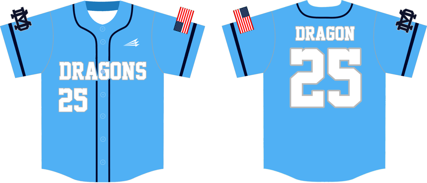 Mandeville Custom HexaFlex Baseball Jersey #J1