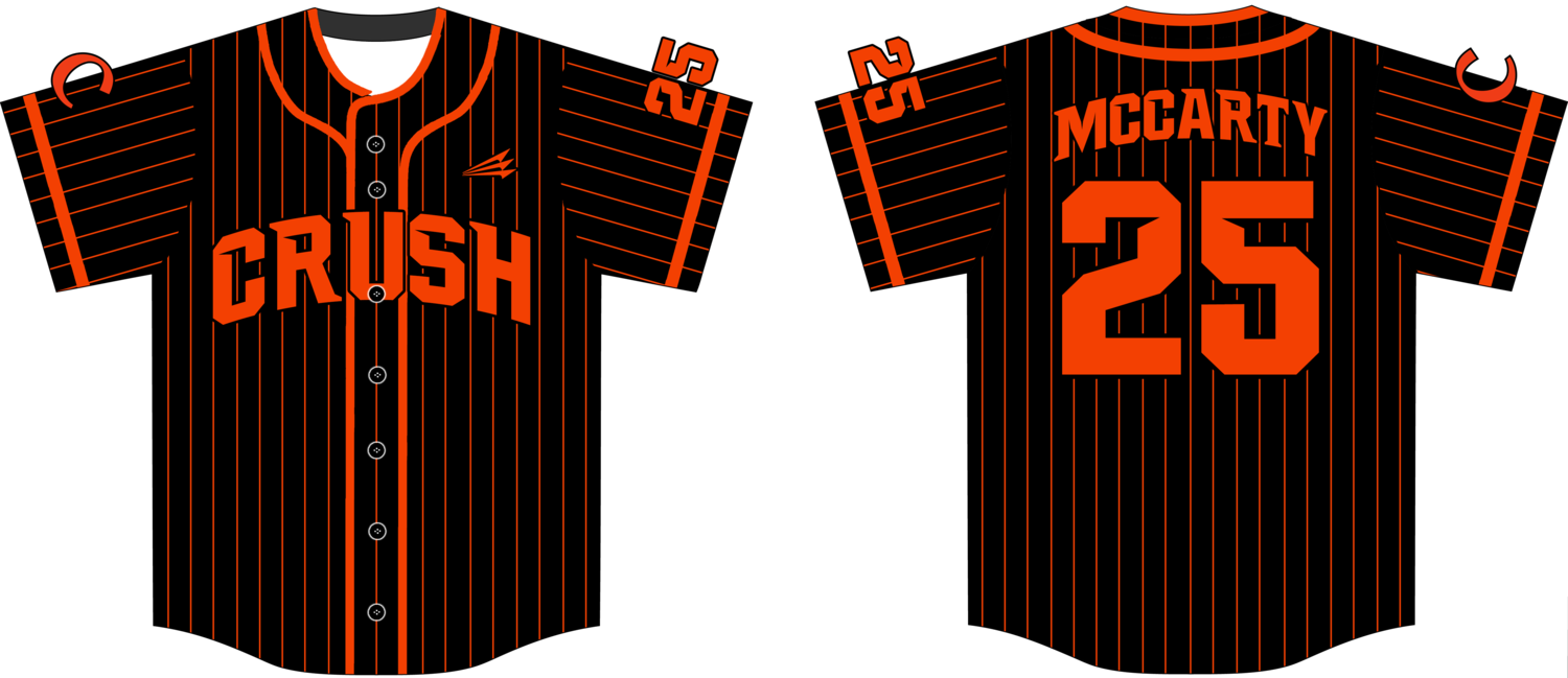 OC Crush (McCarty) Custom Hexaflex Baseball Jersey #J1