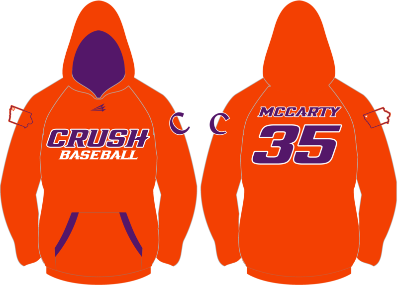 OC Crush (McCarty) Baseball Custom Vulcan Hoodie #VH1B