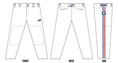 Baseball Youth Elite Spring 2020 Long Relaxed Fit Pants BP3