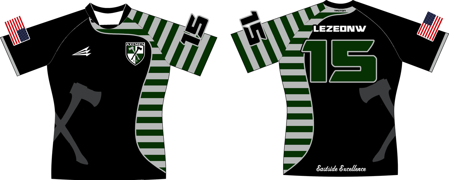 Eastside Axemen Custom Classic Rugby Jersey #J3c