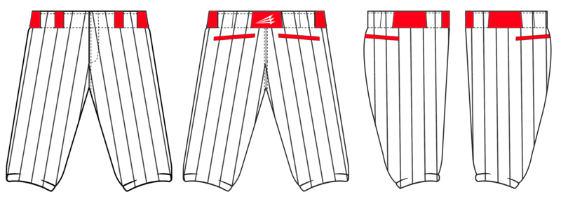 Bravo Baseball Custom Stacheman Elite Knicker Pants #BP7