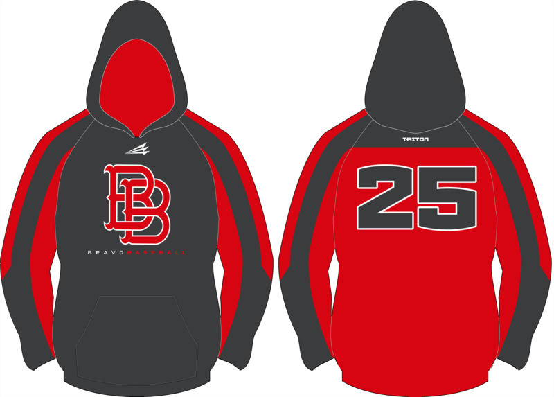 Bravo Baseball Custom Winterized Vulcan Hoodie #VH1