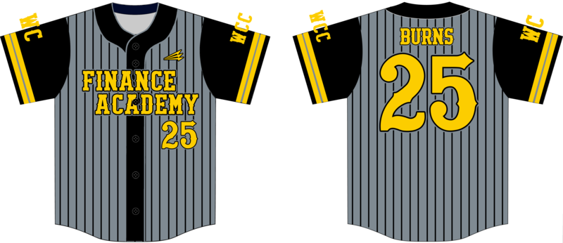 Finance Academy Custom NanoDri Baseball Jersey #J9d