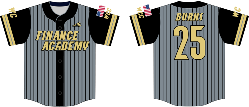 Finance Academy Custom NanoDri Baseball Jersey #J9c