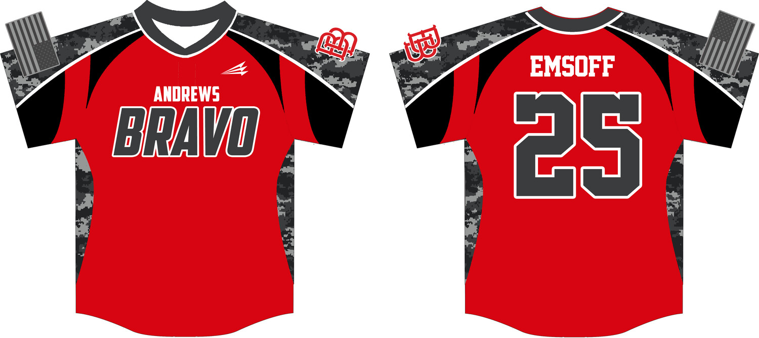 Bravo Baseball Custom  HexaFlex Baseball Jersey #J5b