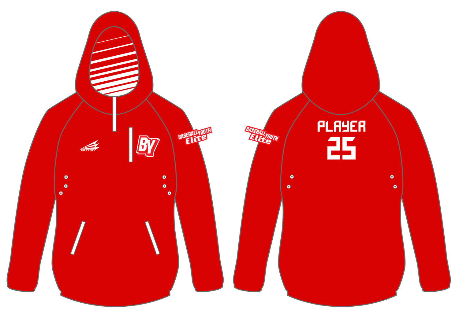 Baseball Youth Elite Spring 2020 Gladiator Hoodie GH1