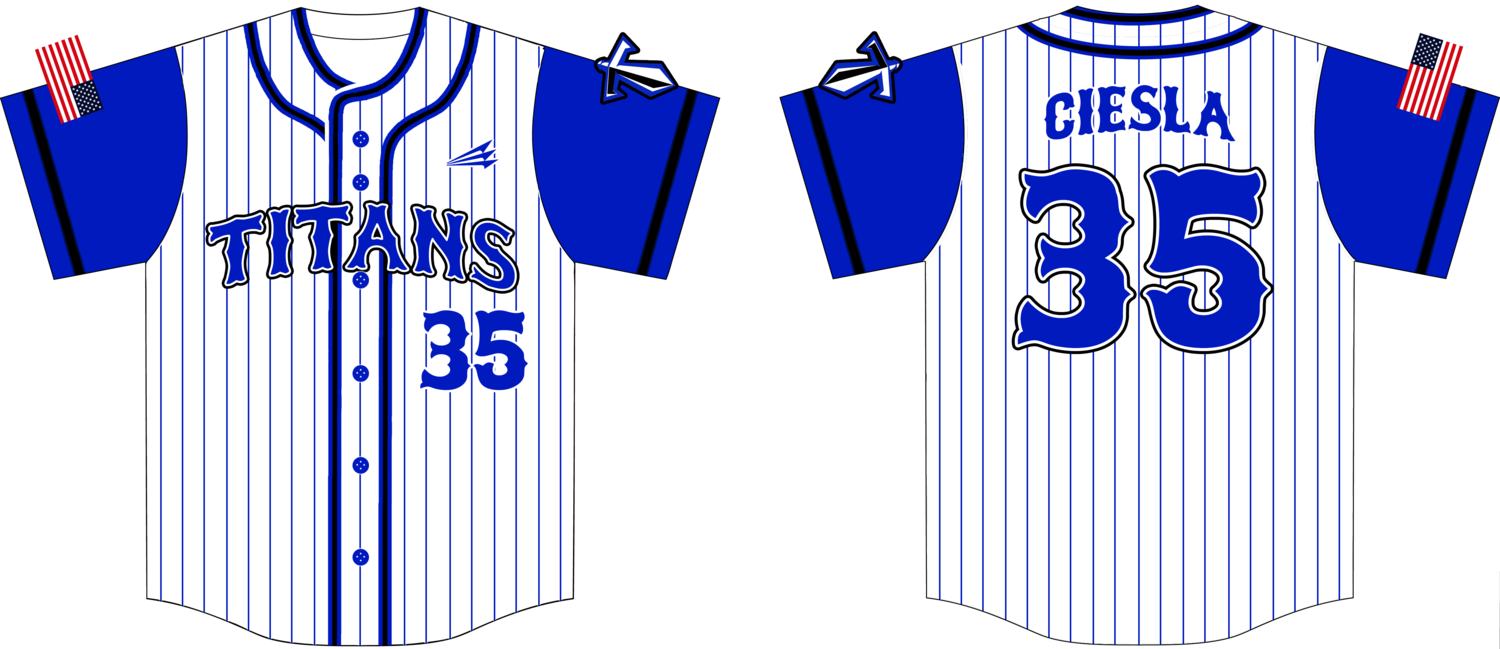 Troy Titans Custom Hexaflex Baseball Jersey #J6B
