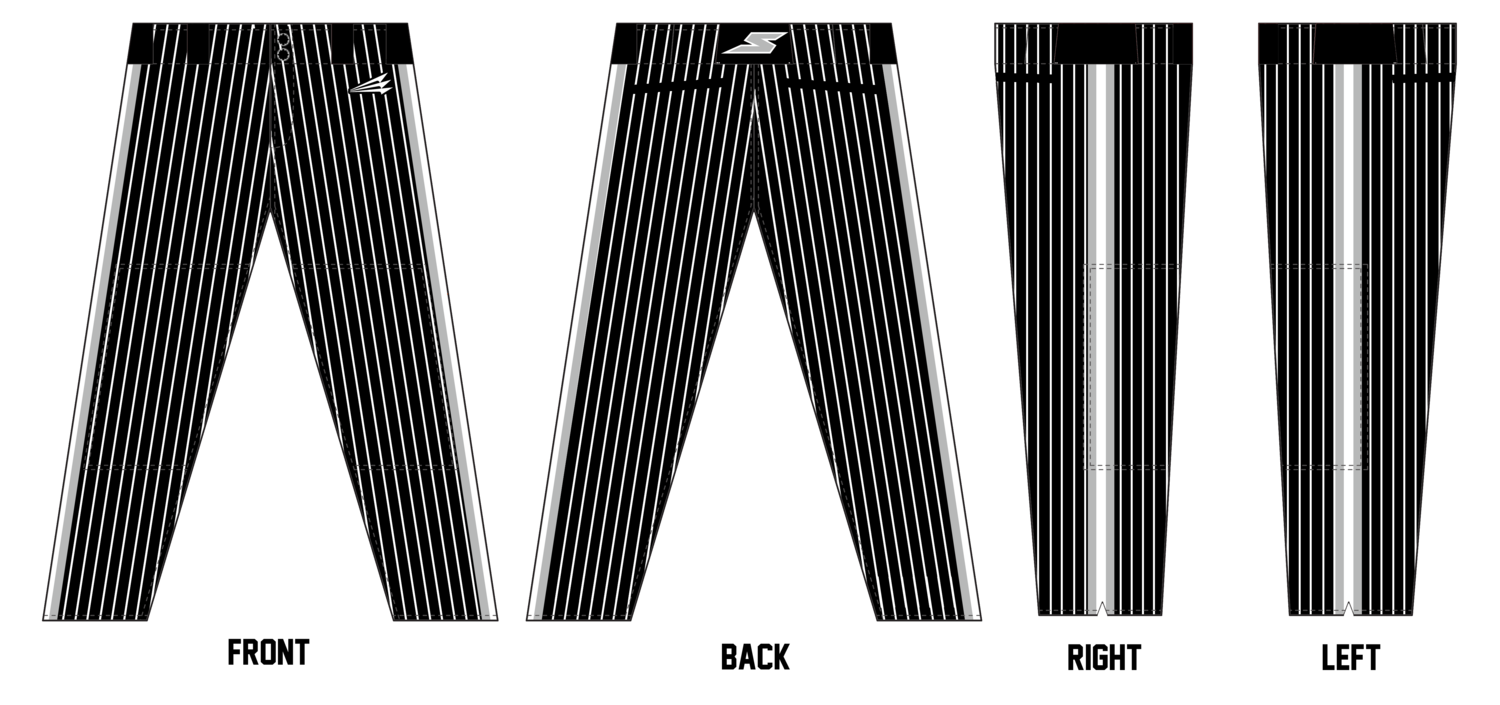 Stealth Custom Long Baseball Pants #BP1B