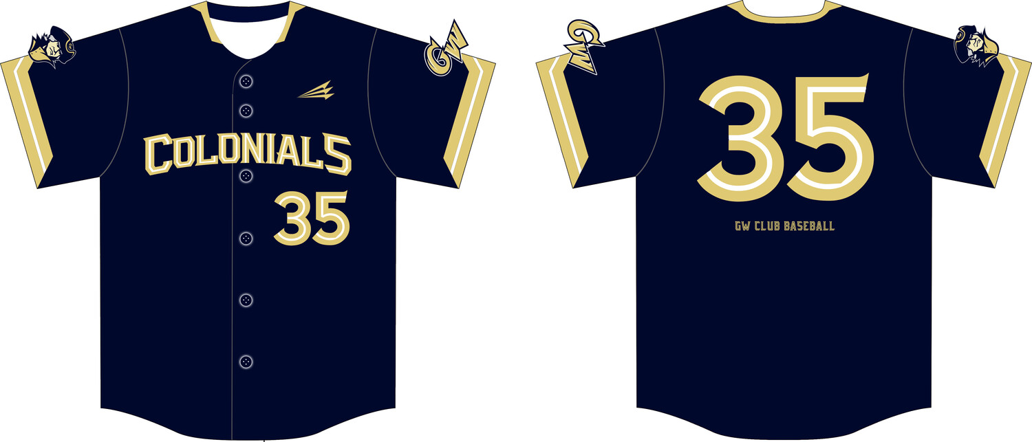 GW Colonials Custom Nanodri Baseball Jersey #J7