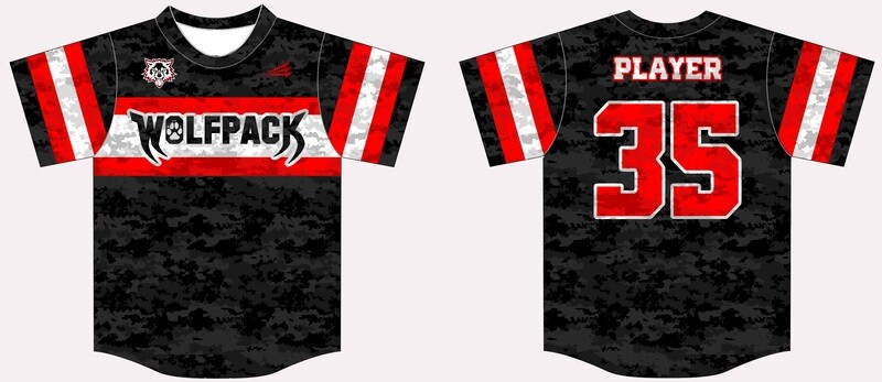North Texas Wolfpack Custom Baseball Jersey 9