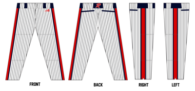 Western Tidewater Rage Custom Long Baseball Pants #BP3B