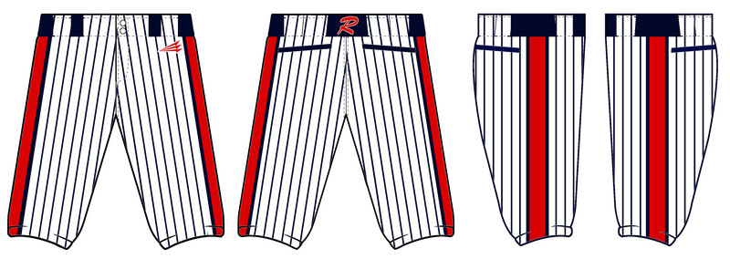 Western Tidewater Rage Custom Knicker Baseball Pants #BP3C