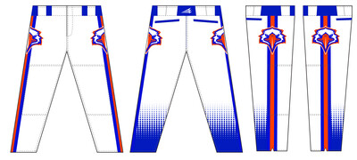 Newton War Eagles Custom Stacheman Elite Baseball Pant #BP8C