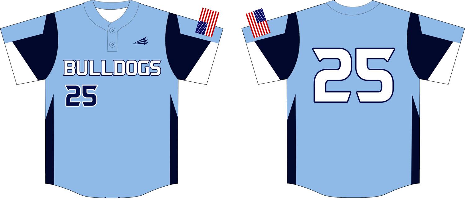 Texas Bulldogs Custom NanoDri Baseball Jersey Design #J3C