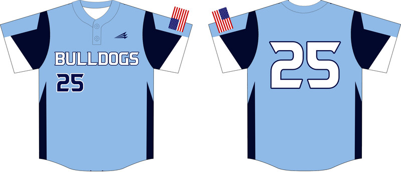 Texas Bulldogs Custom NanoDri Baseball Jersey Design #J3C