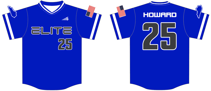 Eastern Kentucky Elite Custom Hexaflex Baseball Jersey #J1E
