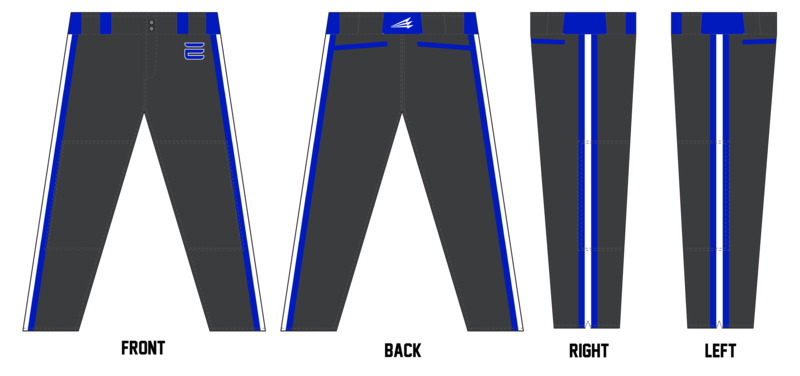 Eastern Kentucky Elite Stacheman Elite Custom Long Baseball Pants #BP3