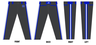 Eastern Kentucky Elite Stacheman Elite Custom Long Baseball Pants #BP3
