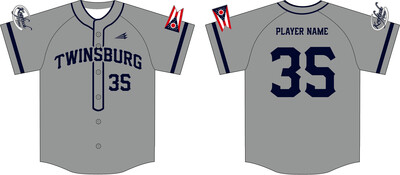 Twinsburg Tigers Custom HexaFlex Baseball Jersey #J7