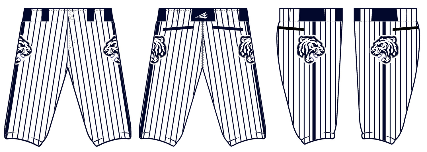 Twinsburg Tigers Custom Knicker Baseball Pants #BP3B
