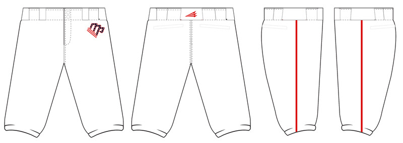 Macon Pain Custom Knicker Baseball Pants #BP7B