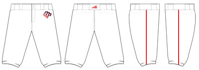 Macon Pain Custom Knicker Baseball Pants #BP7B