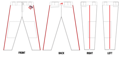 Macon Pain Custom Long Baseball Pants #BP7
