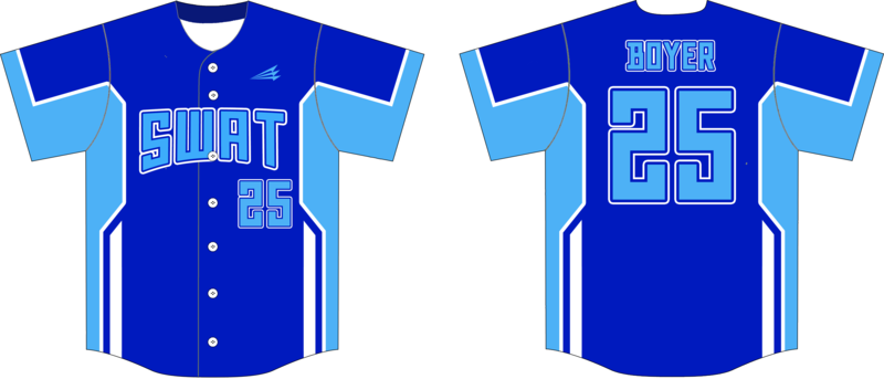 Nepa Susquehanna Swat Custom Hexaflex Baseball Jersey #J2