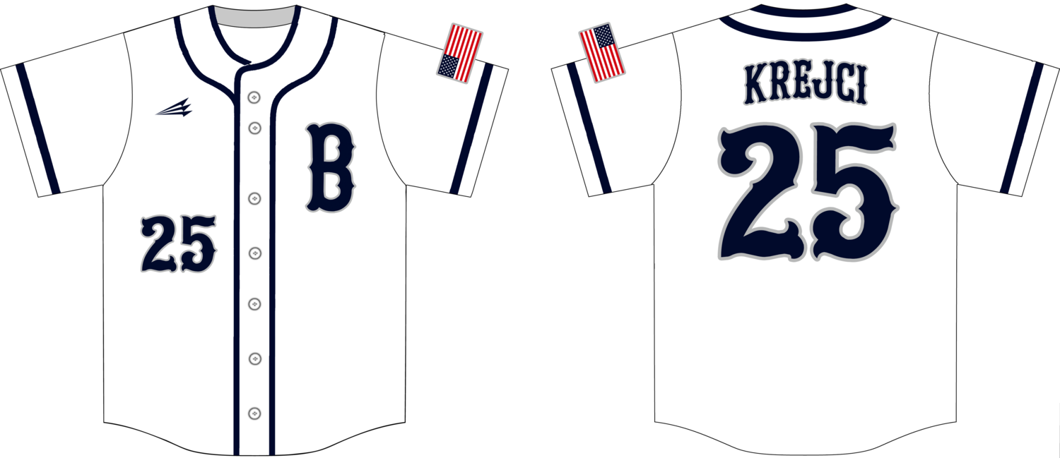 Bucs (Krejci) Custom Hexaflex Baseball Jersey #J4