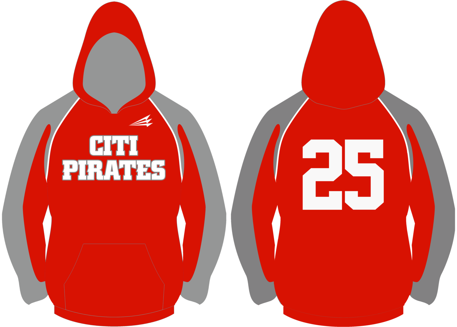 CITI Pirates Custom Vulcan Hoodie #VH1C