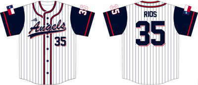 Angels (Rios) Custom NanoDri Baseball Jersey #J5