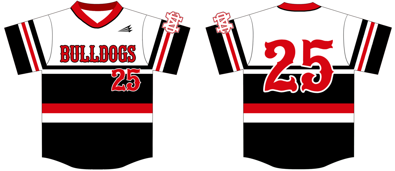 MC Bulldogs Custom HexaFlex Baseball Jersey Design #J3