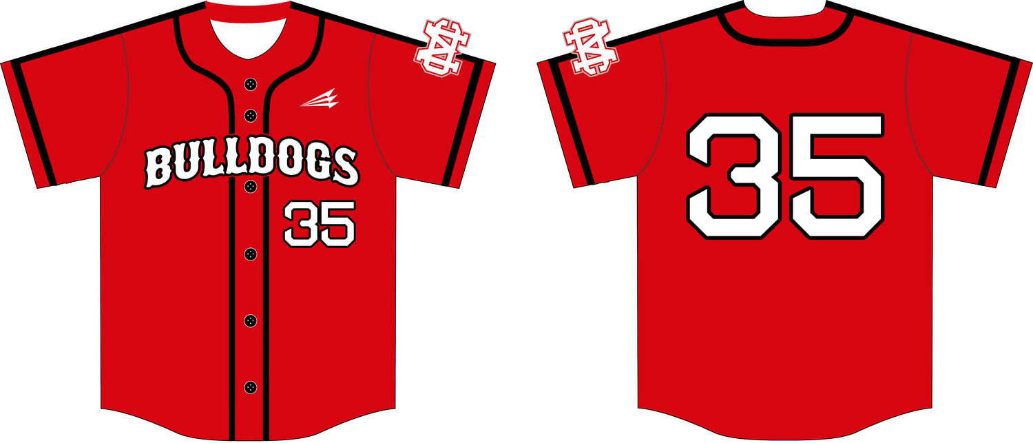 MC Bulldogs Custom HexaFlex Baseball Jersey Design #J5